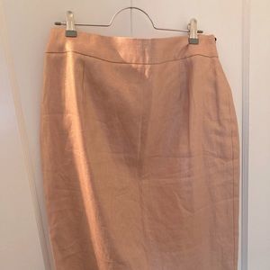 Calvin Klein pink pencil skirt